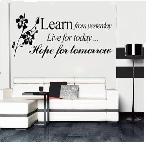 DecaltorLearn From Yesterday Family Love Art Wall Quotes / Wall Stickers/ Wall Decals