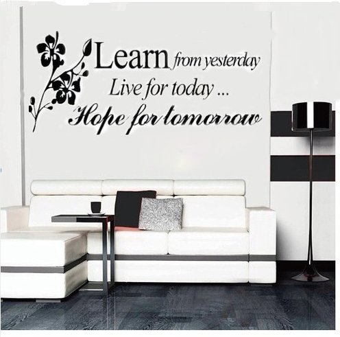 DecaltorLearn From Yesterday Family Love Art Wall Quotes / Wall Stickers/ Wall Decals