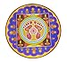 Diwali Lakshmi Pujan Shubh Labh Poster+ Paper Rangoli Sticker + Lakshmi Charan. Lord Ganesha with Lakshmi Idol Poster