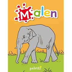 Malbuch - Zoo (Elefant)