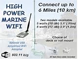 Sporting Goods : 6 mi (10 km) Extended Range Free Marine WiFi