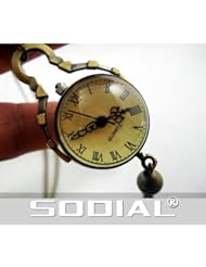 SODIAL(R) Vintage Style Glass Ball Steampunk Watch - SODIAL Retail Packaging