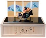 南雲 作 子供大将 「金太郎 皐月風(大)」 木彫り 五月人形