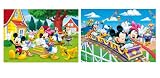 Jigsaw Puzzle - 2 x Disney Mickey Mouse - 100 pieces