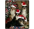 Australian Shepherd Christmas Mousepad