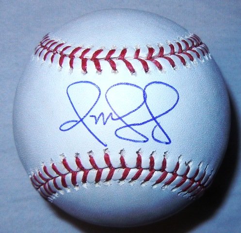 Omar Vizquel Autographed Official Major League Baseball W/PROOF, Picture of Omar Signing For Us, Cleveland Indians, San Francisco Giants, Chicago White Sox, Seattle Mariners, Texas Rangers, Team Venezuela, MLB All Star, 11x Gold Glove Award Winner