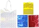 Paper Hologram Gift Bags, Four colors Variety 12 Pack, Medium, 10.25"x12.75" x5"