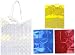 Paper Hologram Gift Bags, Four colors Variety 12 Pack