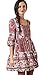 Umgee USA Women's Paisley Print Peasant Dress