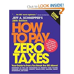 How to Pay Zero Taxes 2009