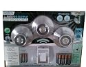 Lumen 3 Pack LED High Output Spotlights with Remote Control