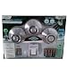 Lumen 3 Pack LED High Output Spotlights with Remote Control