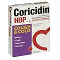 Coricidin HBP Antihistamine Cough & Cold Suppressant Tablets for People with High Blood Pressure, 16-Count Boxes (Pack of 3)