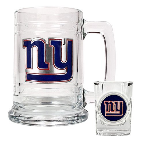 New York Giants Boilermaker Set  (Primary Logo)