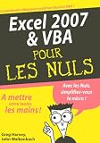 Excel 2007 et VBA pour les Nuls