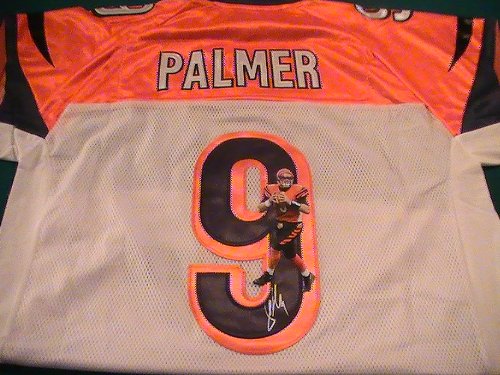 CARSON PALMER SIGNED AUTOGRAPHED JERSEY CINCINNATI BENGALS COA + PROOF PHOTO