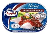 Appel Herring Fillets in Gewuerz-Ketchup ( Spicy Ketchup ) Sauce 200g