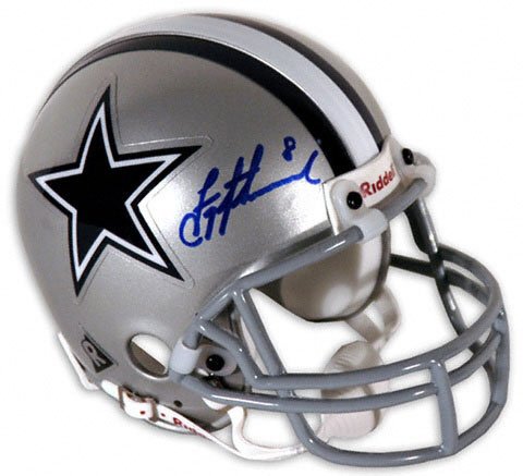 Troy Aikman Dallas Cowboys Autographed Mini Helmet