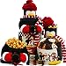 Penguin Stacking Tower - Christmas Holiday Gourmet Food Gift Basket