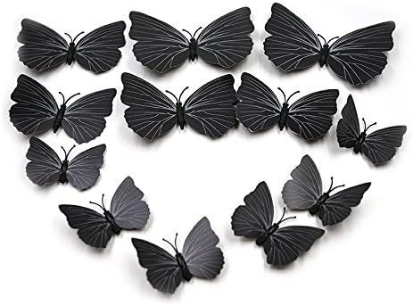 Basiclove 3D Butterfly Removable PVC Wall Sticker?Home Decor Art Decal
