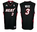 Dwyane Wade Youth Jersey: adidas Black Replica #3 Miami Heat Jersey