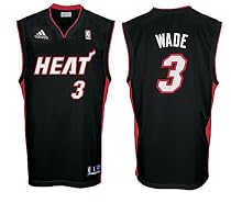 Dwyane Wade Black adidas NBA Swingman Miami Heat Youth Jersey