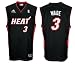 Dwyane Wade Youth Jersey: adidas Black Replica #3 Miami Heat Jersey