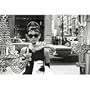(24x36) Breakfast at Tiffany's Movie Audrey Hepburn as Holly Golightly in Window Poster Print
