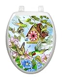 51fw10qXV%2BL. SL160  Toilet Tattoos   Hummingbirds, Round