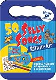50 Silly Songs CD Activity Kit (Packaged in carrying case with Stickers, Crayons and Coloring Book)