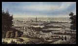 Baumhauer (Bonn, View from the mountain of Venus) Black Wood-Mounted Art Poster Print - 13" X 19"