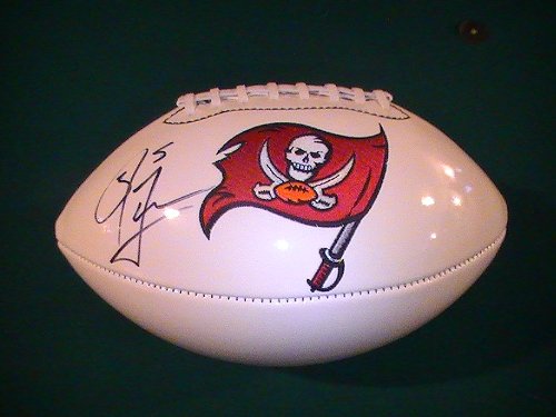 Josh Freeman Tampa Bay Buccaneers Autographed Football Coa & Tamper Proof Hologram & Photo of Signing