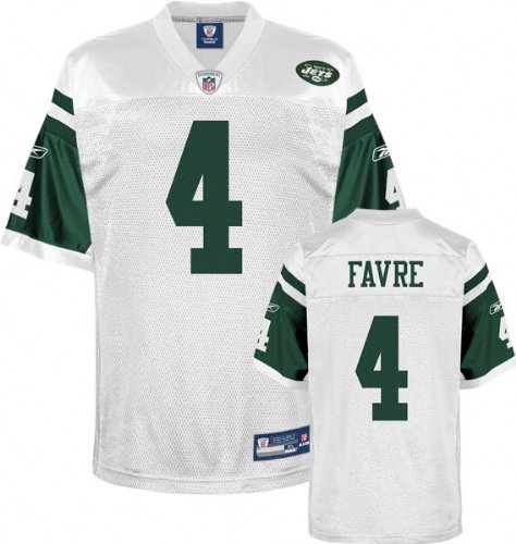 Brett Favre New York Jets White NFL Replica Jersey