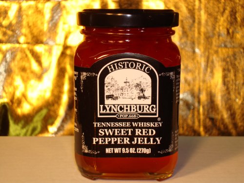 Historic Lynchburg Tennessee Whiskey Sweet Red Pepper Jelly by Porky