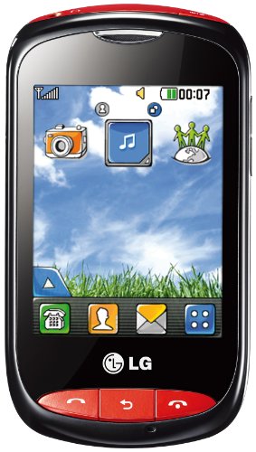 LG T310 Plum 2G schwarz Handy ohne Branding