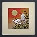 King Silk Art 100% Handmade Embroidery Framed White Egrets Under The Moon Oriental Wall Hanging Art Asian Decoration Tapestry Artwork Picture Gifts 31004WFB1