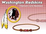 Washington Redskins Titanium Core Sport Necklace NFL Celebration Sale! Size 21 Inch