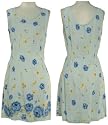 LA BELLE Falling Flower Sleeveless Sun Dress