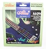 Produkt-Bild: 1 Satz farbige E Bass Saiten, Basssaiten von Alice 609C