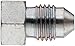 Brennan 2408-04 Steel JIC Flared Tube Fitting, Plug, 1/4