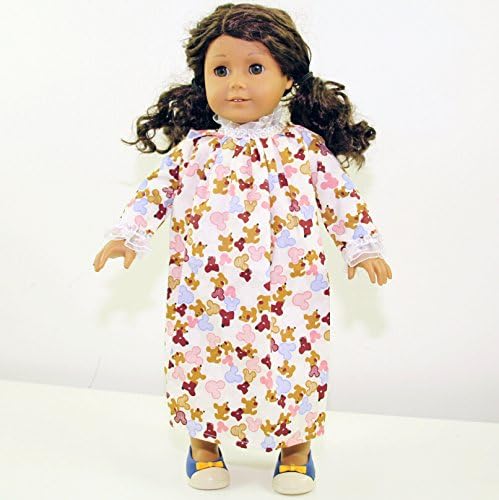 Doll clothes,HCMY White Tops Lace Collar Hand Made Cute Dog Girdle Princess Dress Party Skirt For American Girl Doll Clothes