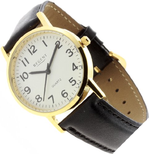 REGENT Klassische Herrenuhr mit