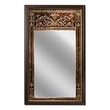 Head West Bronze Trumeau Mirror, 23-Inch by 39-Inch