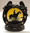 Horseshoe Silhouette Votive