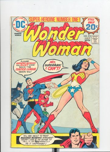  Wonder Woman, Vol. 33, No. 212 (June-July, 1974)