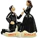 Westland Giftware Gone with the Wind Magnetic Scarlett and Rhett Proposal Salt and Pepper Shaker Set, 4-1/2-Inch