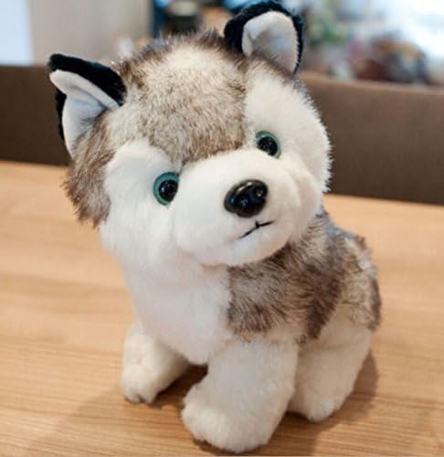 7"/ 18cm Little Husky Plush Toy Stuffed Husky Toys Birthday and Christmas Gifts