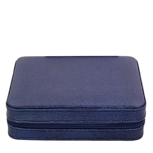 Lizard Four Slot Blue Watch Box