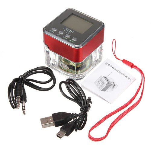 Nizhi tt-028 mp3 mini digital portable music player mic…