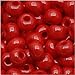 Jablonex Czech Glass Seed Beads Size 6/0 (1 Ounce) (True Red Opaque, 6/0)